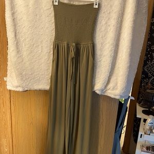 Never worn green jumpsuit